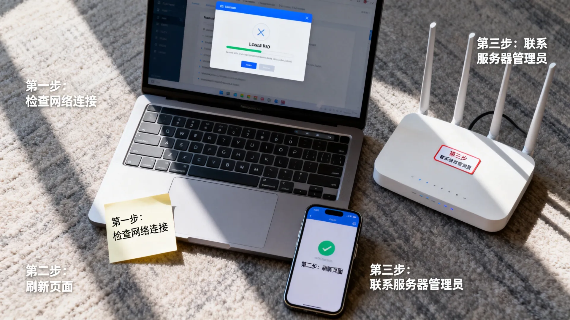 服务器无数据响应?三步解决网页加载失败问题! 三步解决网页加载失败问题