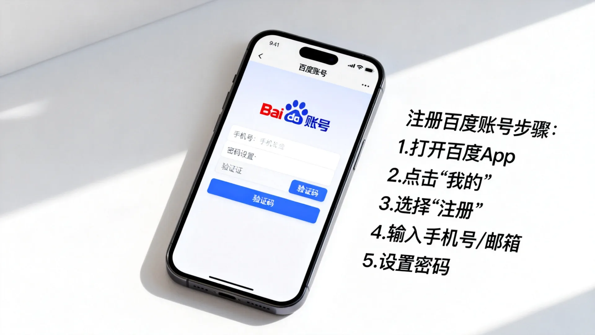 注册百度账号需要手机号吗
