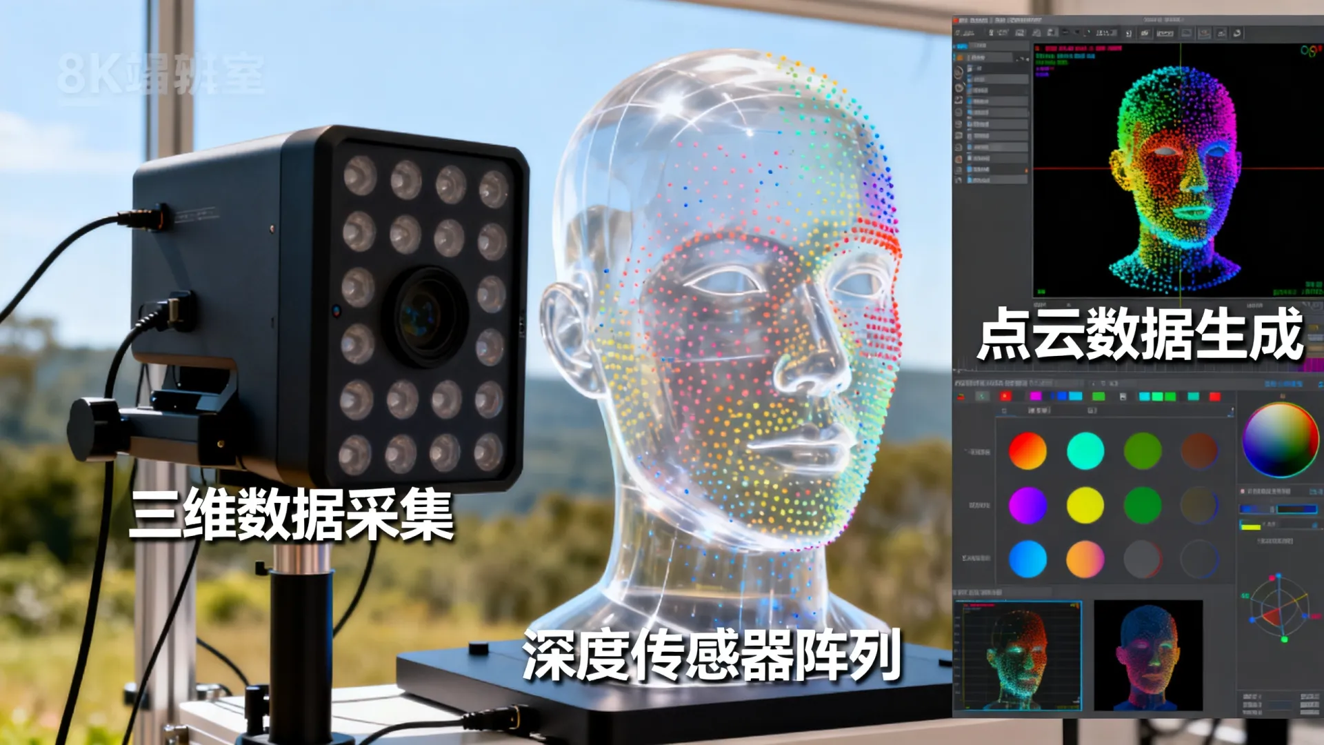 AI人脸识别三维数据 AI人脸识别三维数据