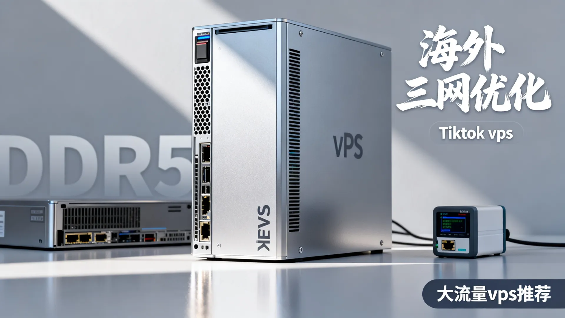 海外三网优化 Tiktok vps - DDR5内存,流量用不完,仅需 海外三网优化 Tiktok vps