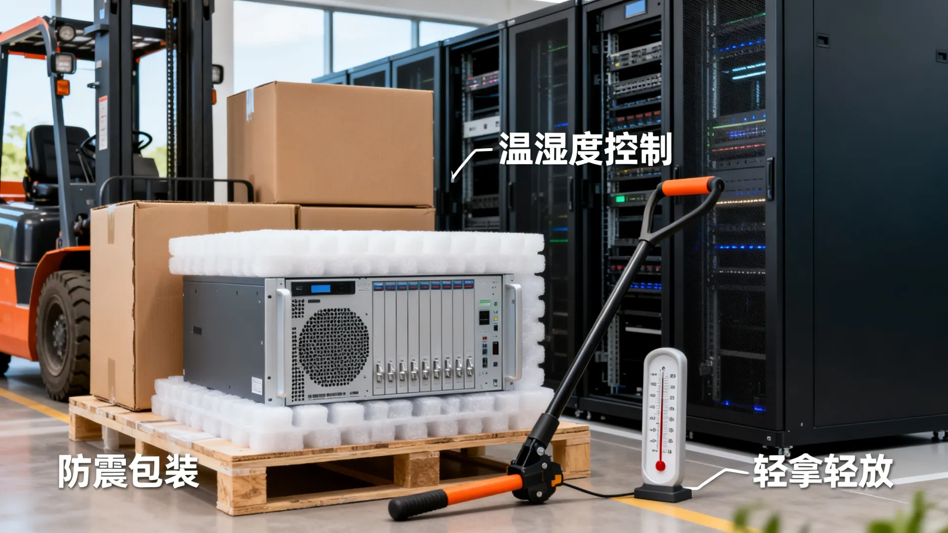 服务器在运输存储中的特殊要求和注意事项