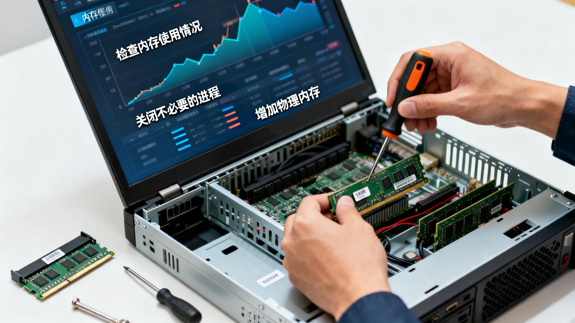 服务器显示内存不足