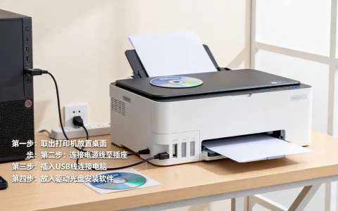 打印机怎么连接电脑，打印机安装全过程详细教程