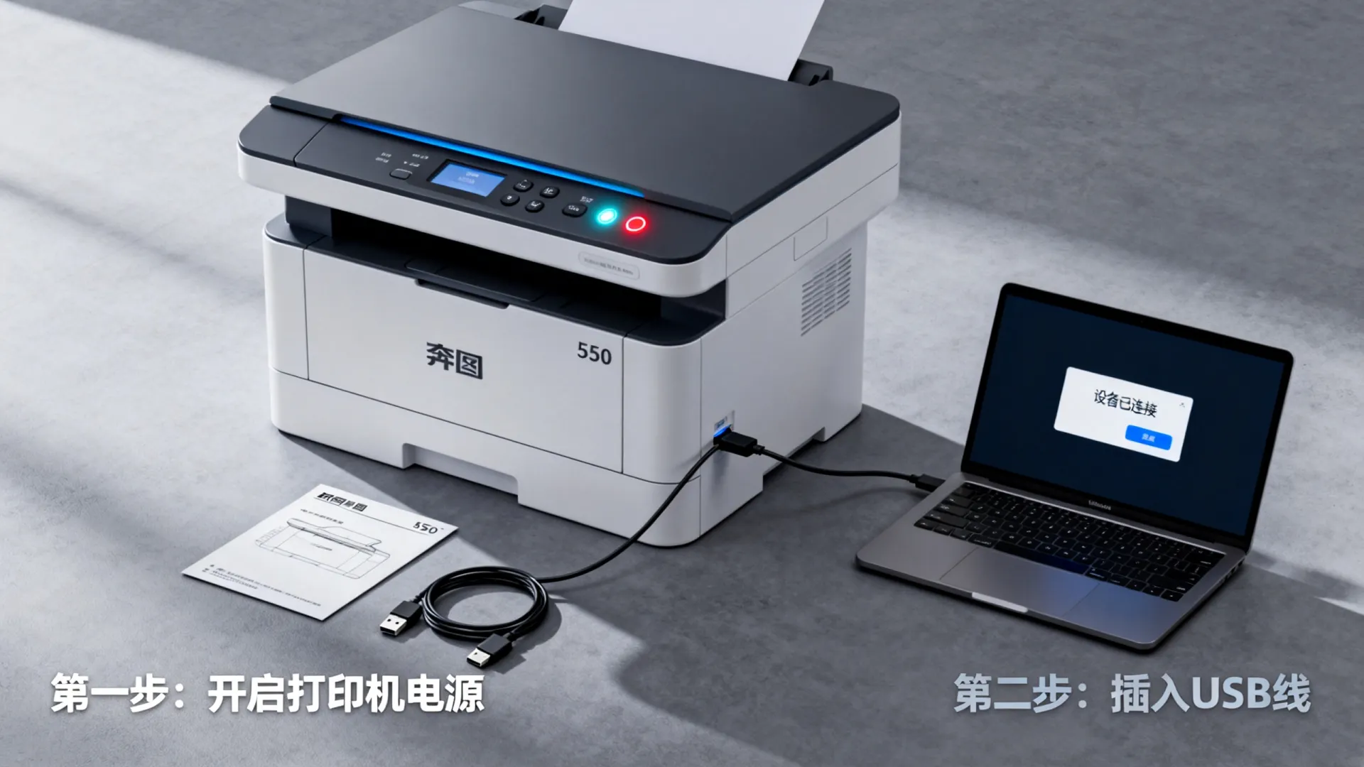 奔图打印机6500怎么连接电脑 奔图打印机6500怎么连接电脑