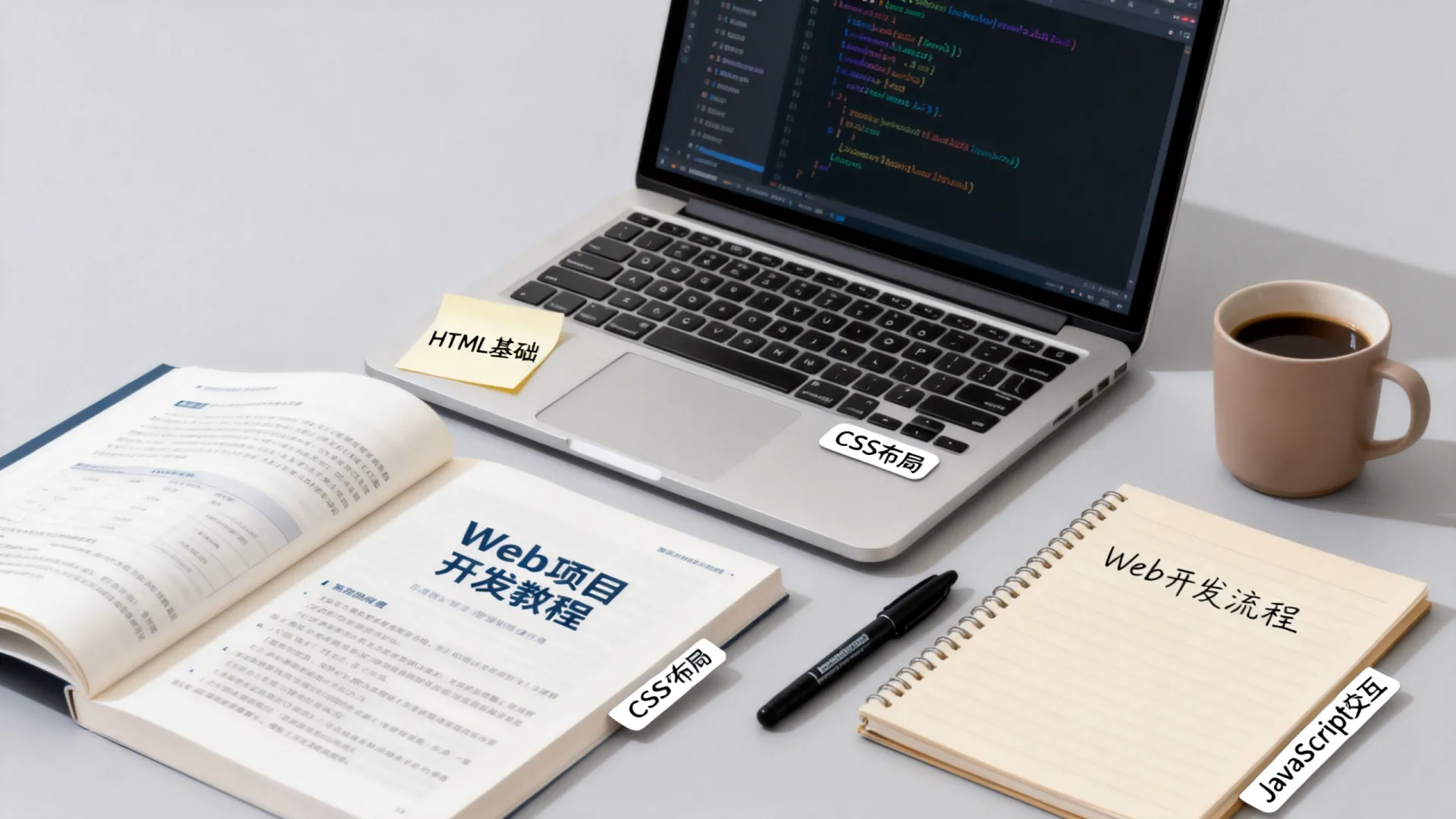 Web项目开发怎么学