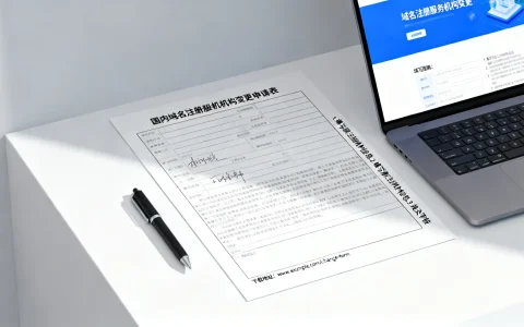国内域名注册服务机构变更申请表怎么填，在哪里下载