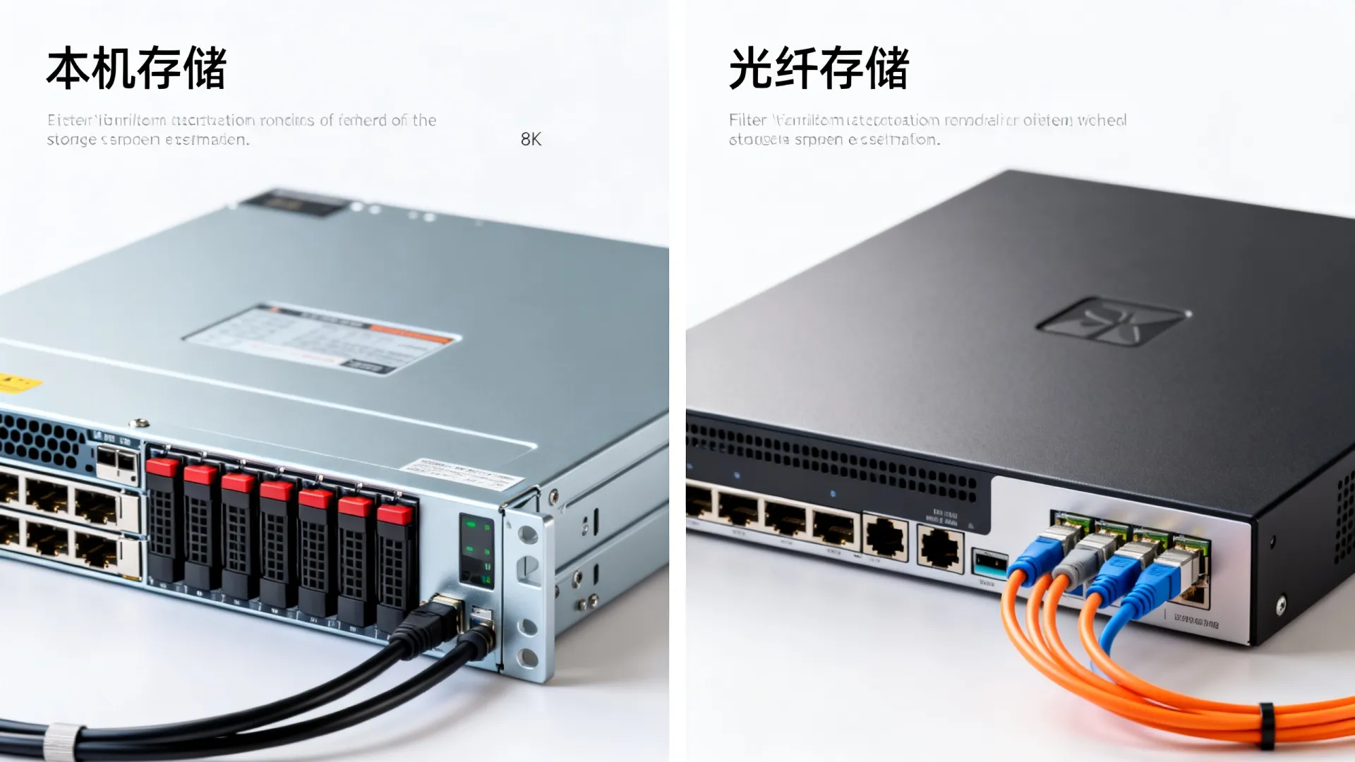 服务器本机存储与光纤存储