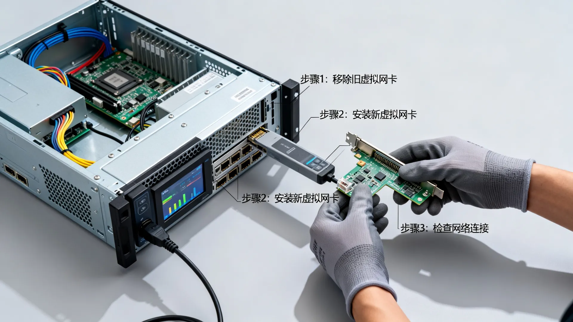 服务器更换虚拟网卡 服务器更换虚拟网卡