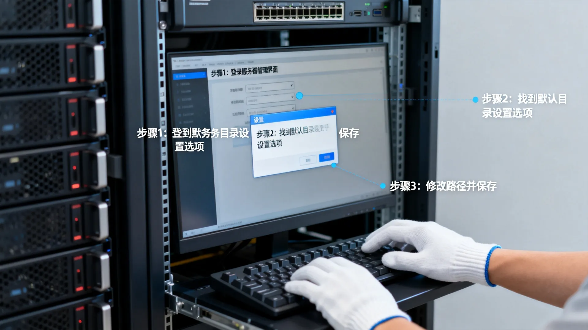 服务器的默认目录