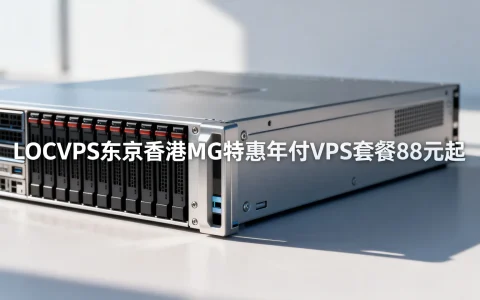 LOCVPS东京香港MG特惠年付VPS套餐88元起，年付套餐性价比如何？