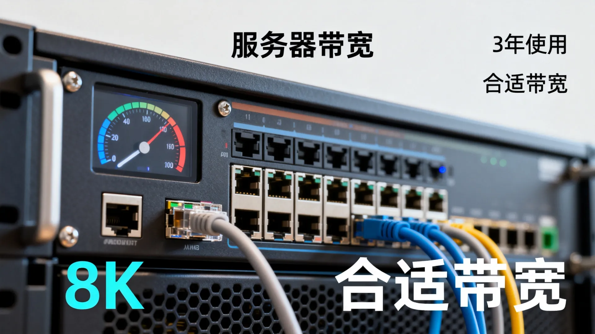 用了3年服务器带宽