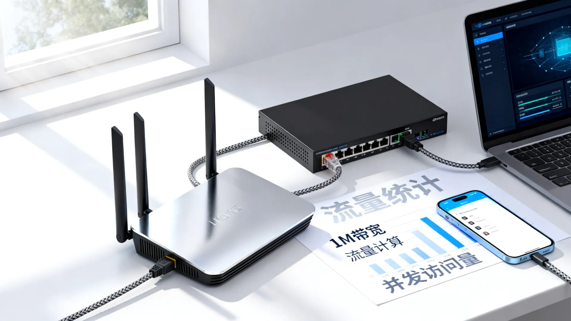 带宽1M等于多少流量?一次讲清楚 带宽1M等于多少流量