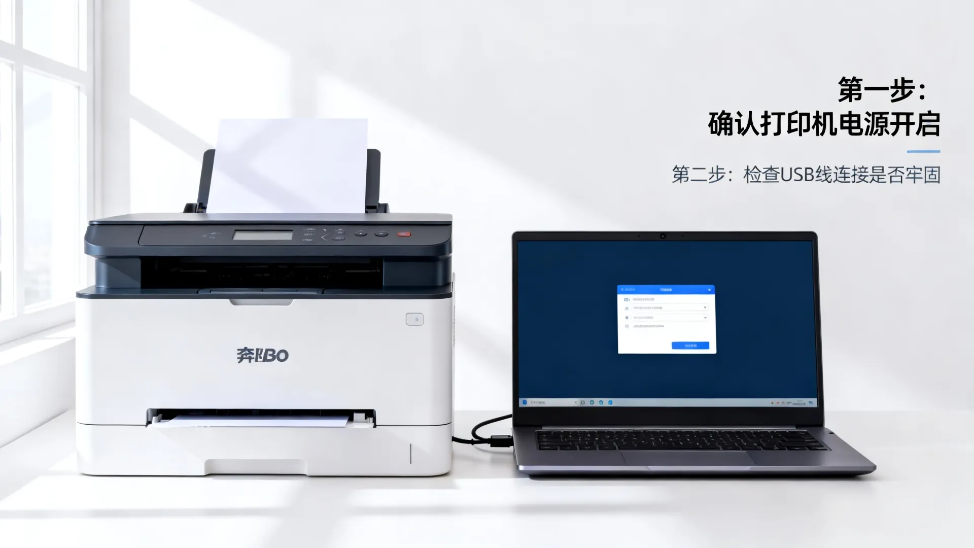 奔图打印机连接电脑 奔图打印机连接电脑