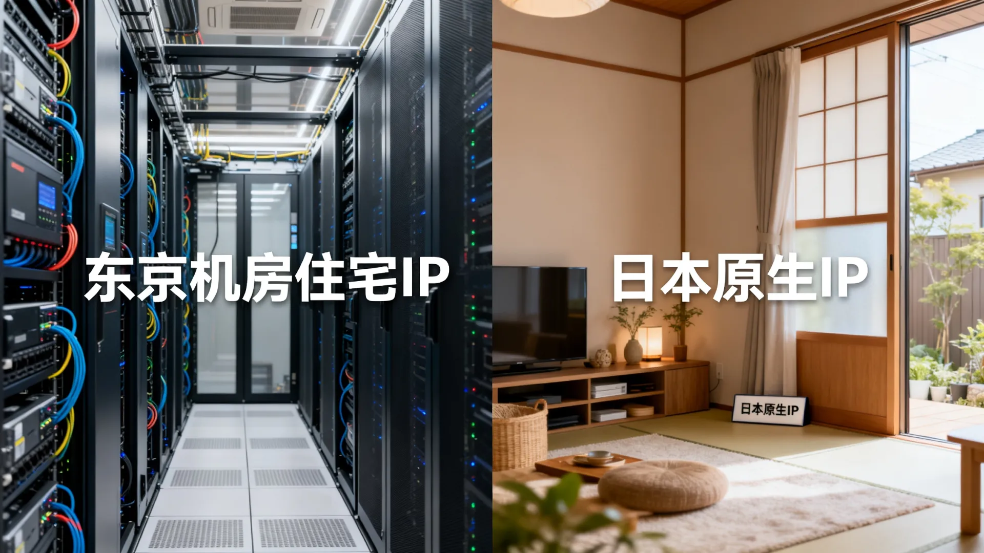东京机房住宅IP 日本原生ip