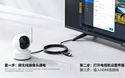 监控摄像头怎么连接电视机，无线摄像头怎么连电视机
