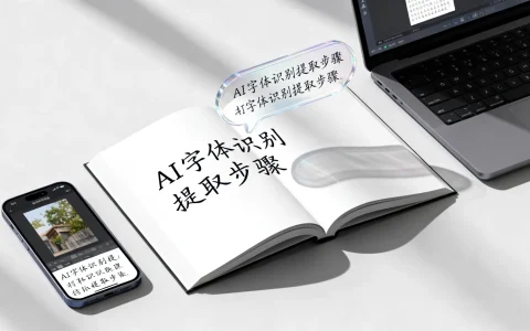 AI字体识别怎么提取文字，图片文字怎么编辑出来