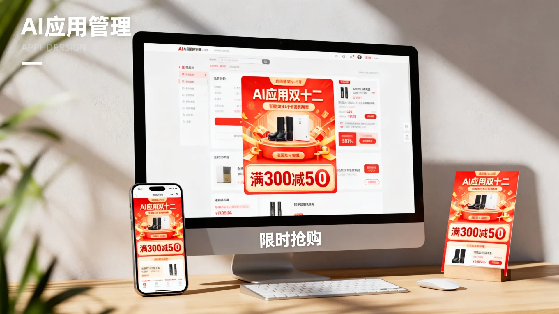 AI应用管理双十二促销活动