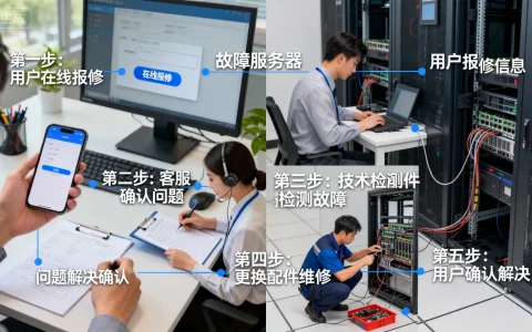 服务器售后流程图详解，从报修到解决的每一步疑问解答