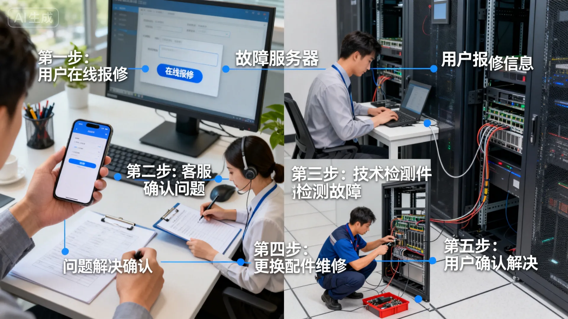 服务器售后流程图 服务器售后流程图