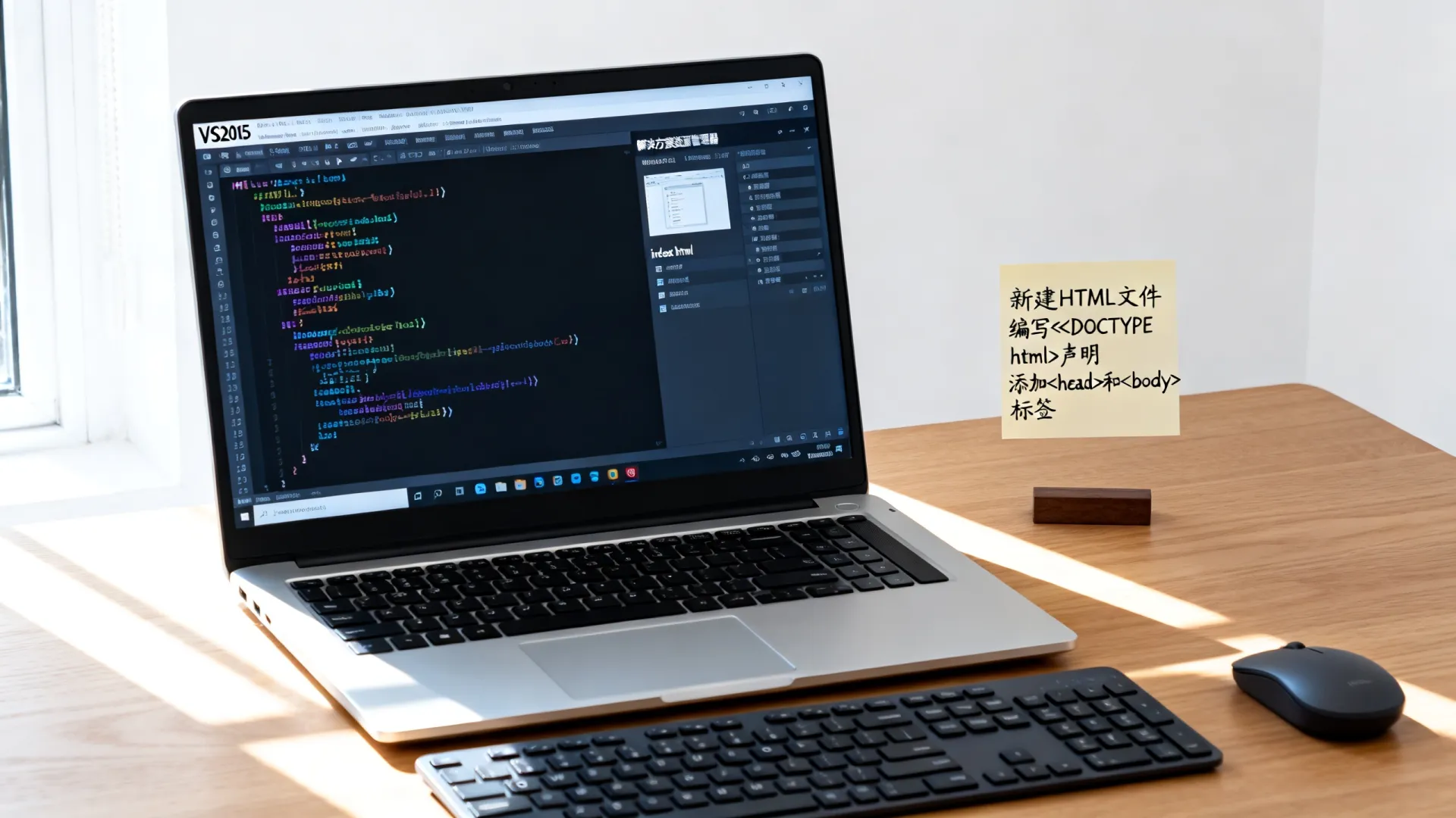 怎么用VS2015开发HTML?新手入门教程详解 怎么用VS2015开发HTML?新手入门教程详解