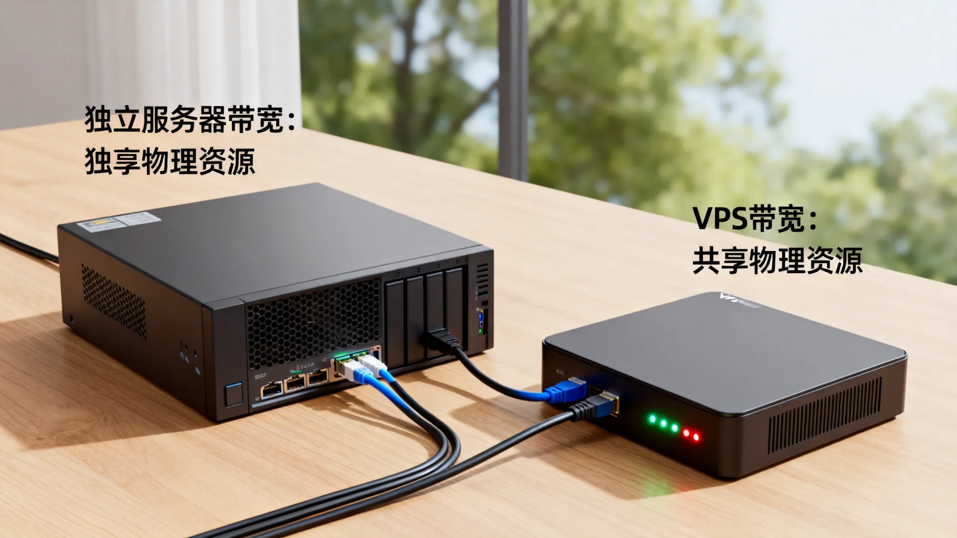 独立服务器带宽和VPS带宽区别在哪? 独立服务器带宽和VPS带宽区别在哪