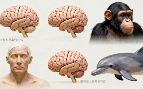 动物大脑开发程度是多少，动物大脑利用率有多高？