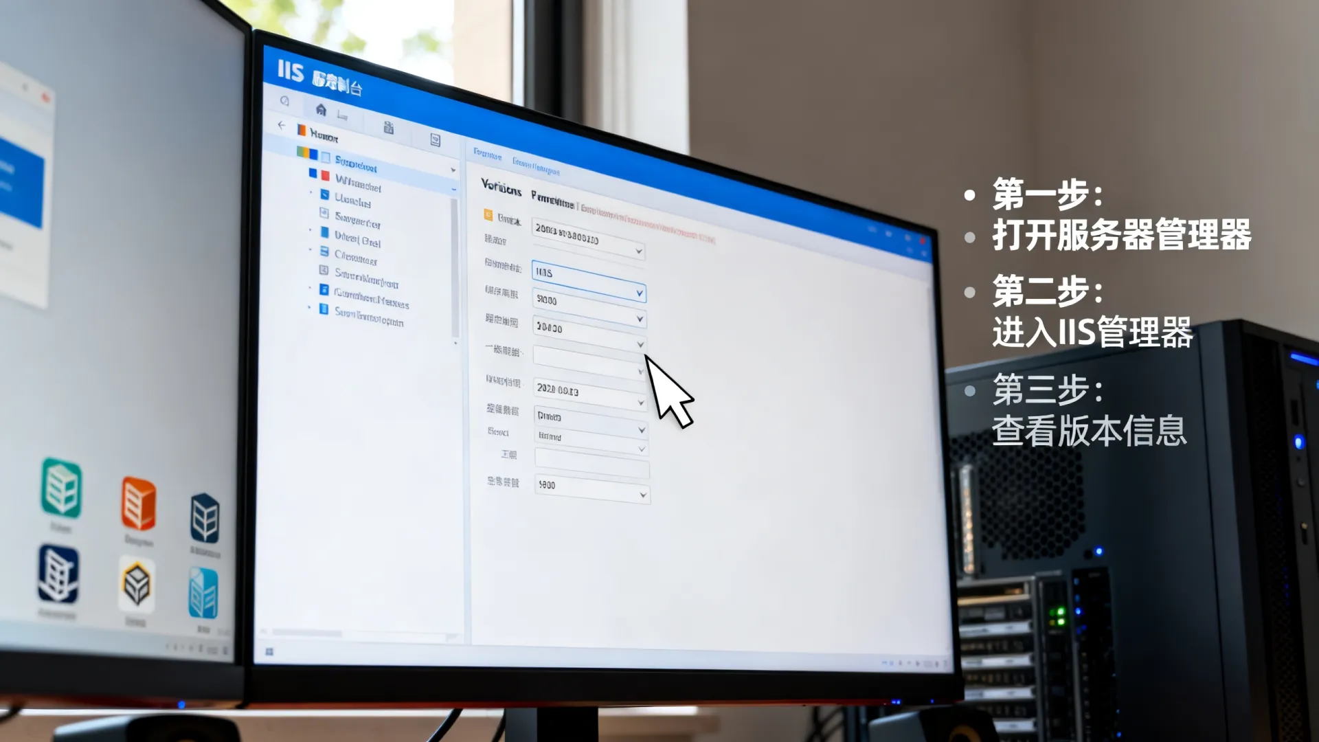 如何查看服务器IIS版本