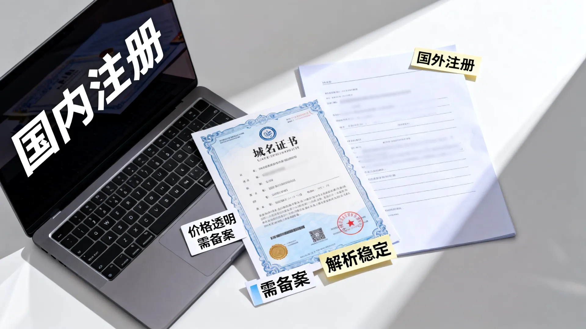 国内国外注册域名的对比