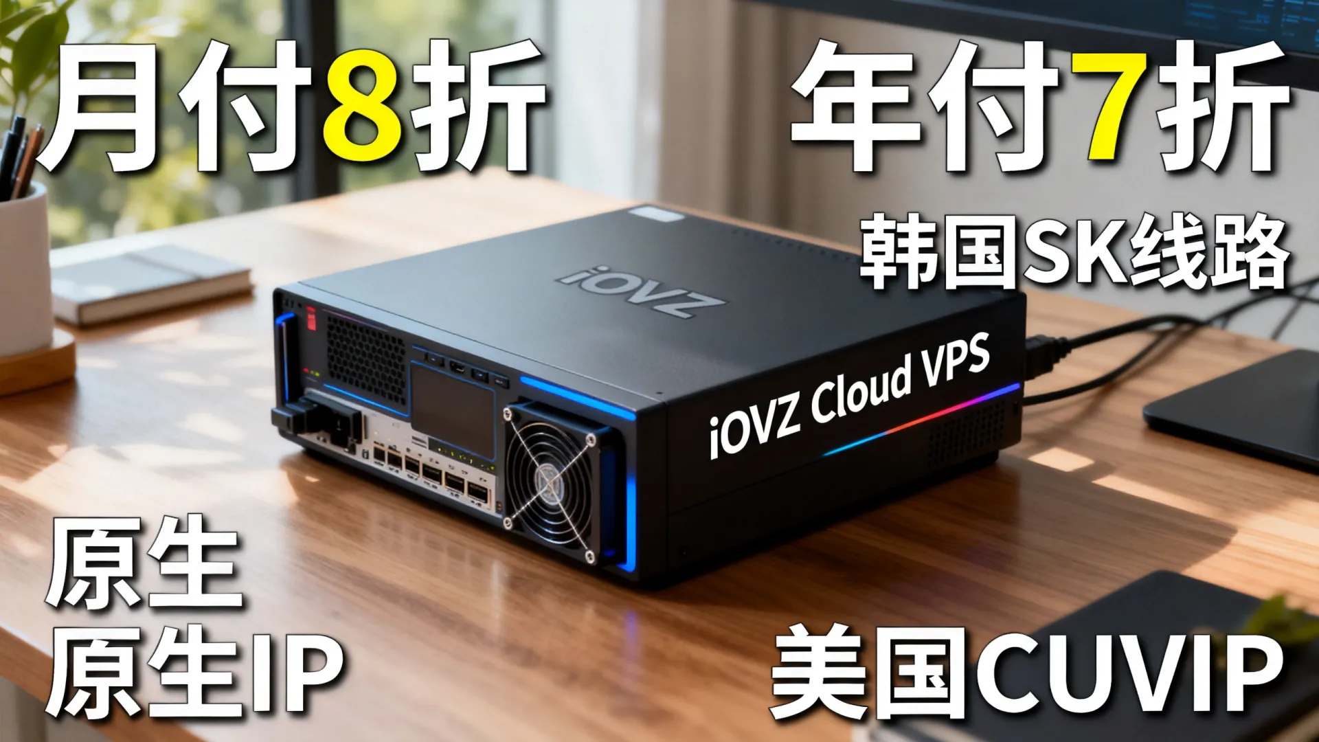 iOVZ Cloud，全场VPS月付8折/年付7折，有韩国SK线路/韩国原生IP/美国CUVIP(双ISP住宅IP) - VPS评测 - 国外VPS，国外VPS商家，评测及优惠