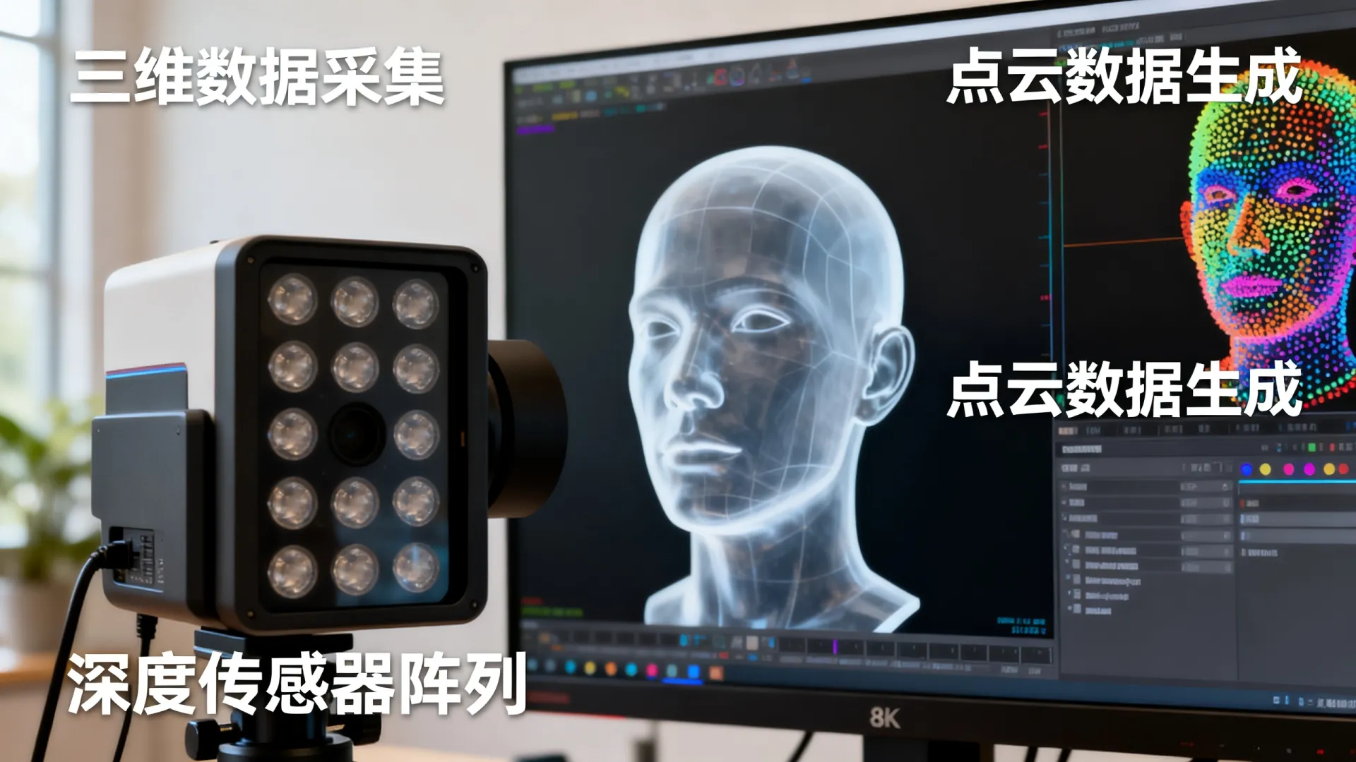 AI人脸识别三维数据 AI人脸识别三维数据