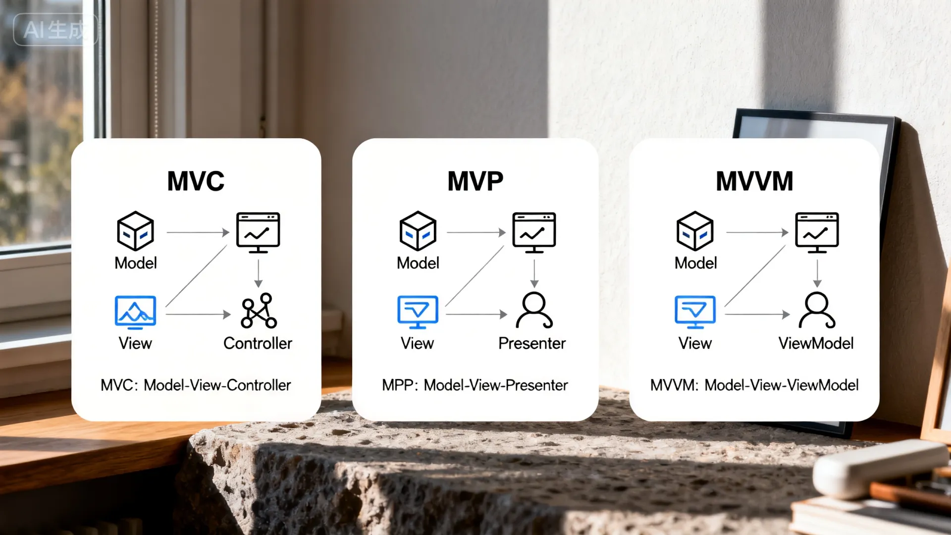 MVC/MVP/MVVM区别大揭秘,三种模式优缺点谁更胜一筹? 三种模式优缺点谁更胜一筹