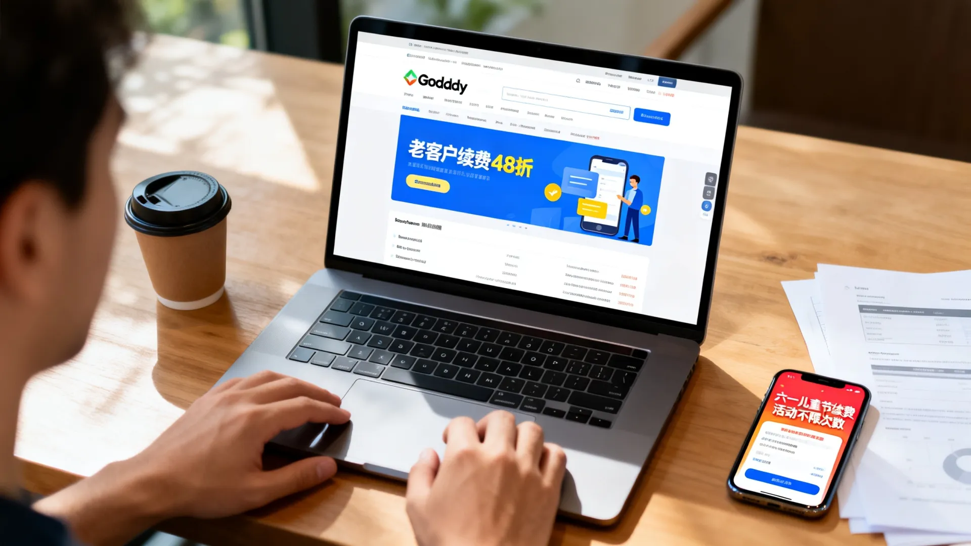 GoDaddy老客户续费优惠怎么用?六一儿童节续费48折活动不限次数吗? GoDaddy老客户续费优惠怎么用