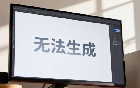 无法生成