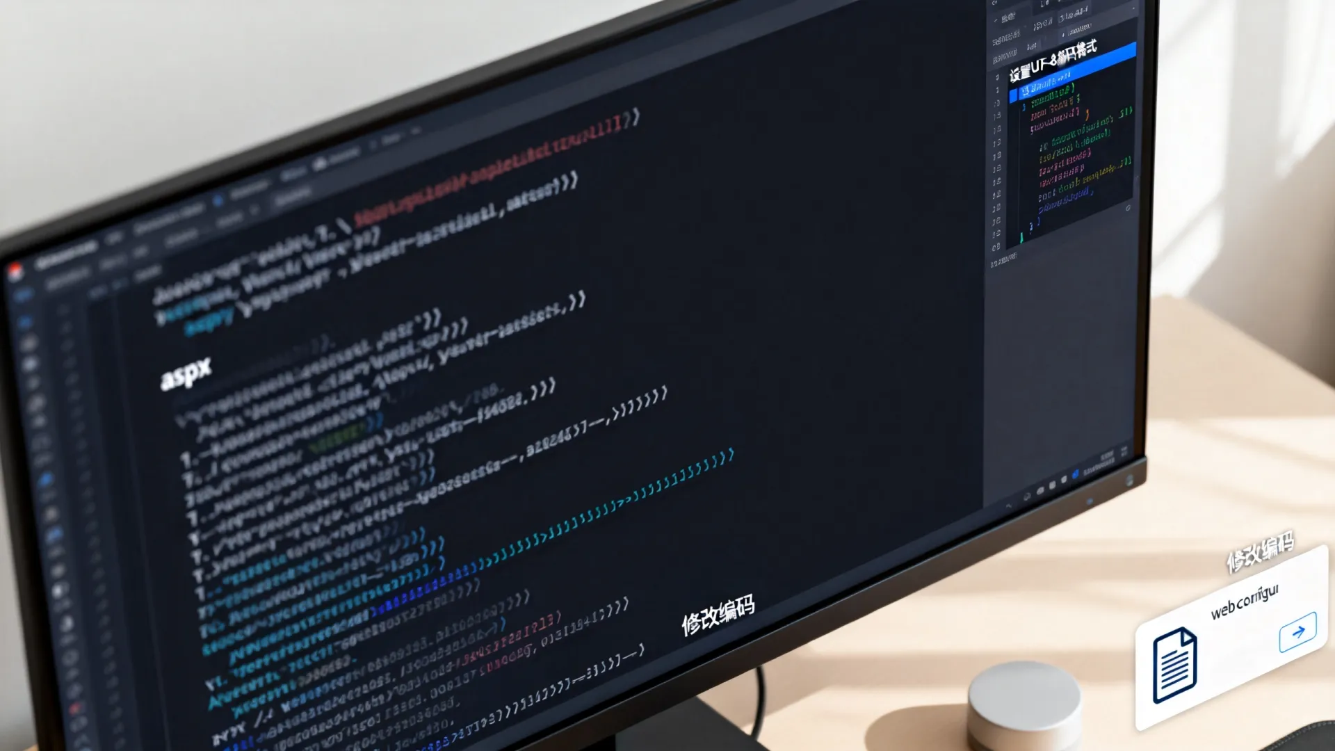 aspx文件乱码怎么解决设置UTF-8编码格式 aspx文件乱码怎么解决设置UTF-8编码格式