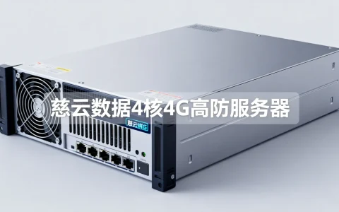 高防服务器哪家便宜？慈云数据4核4G多少钱？