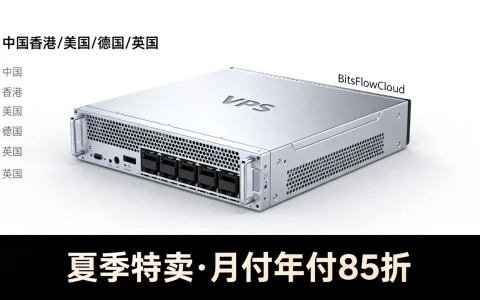 BitsFlowCloud夏季特卖国外VPS月付年付85折优惠在中国香港美国德国英国评测如何？