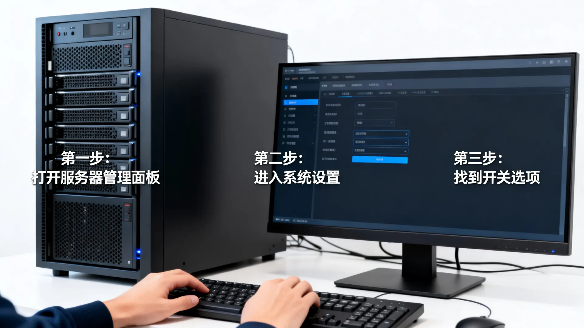 服务器的开关在哪设置方法