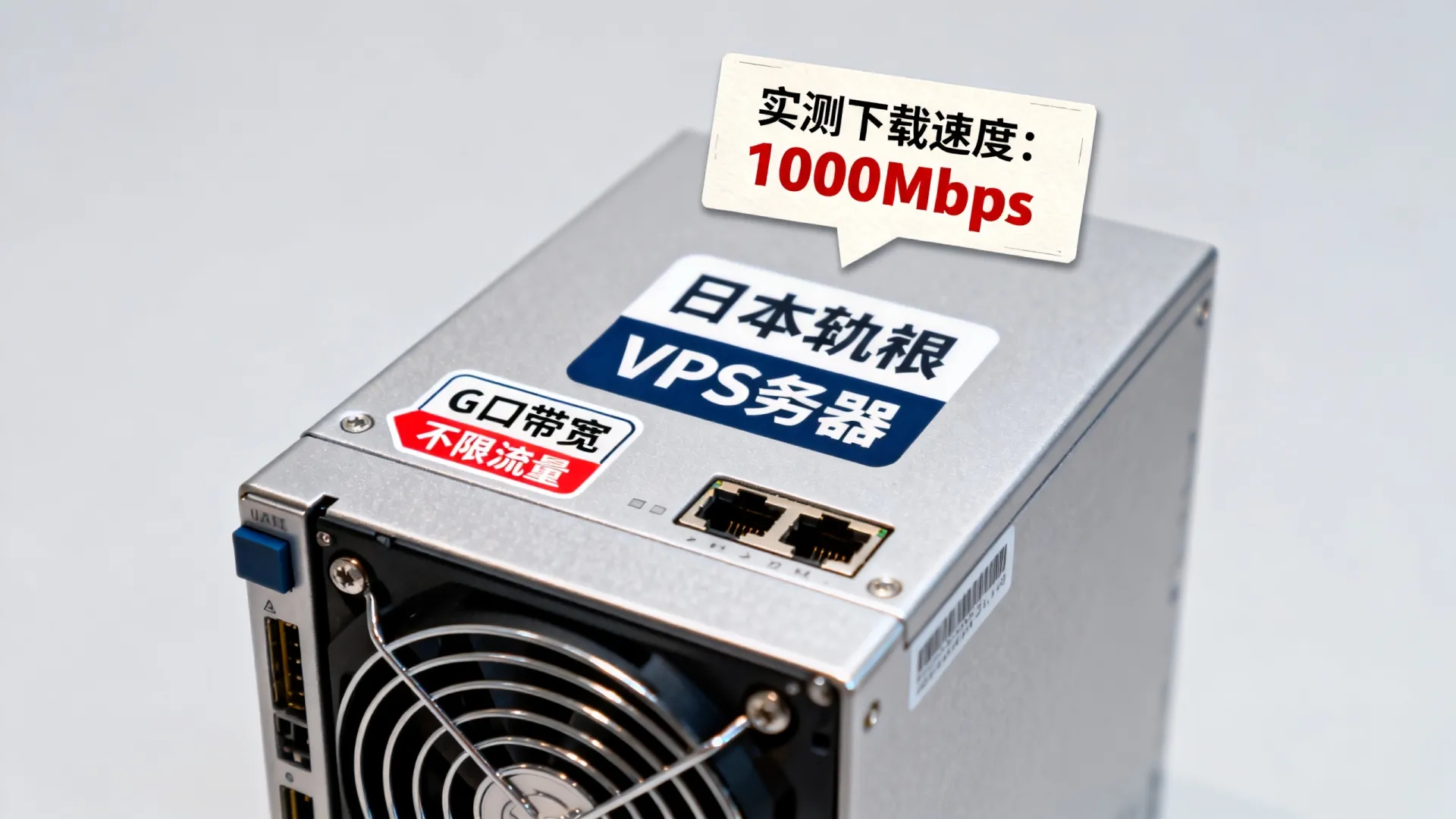 日本软银线路大带宽VPS测评:G口不限流量