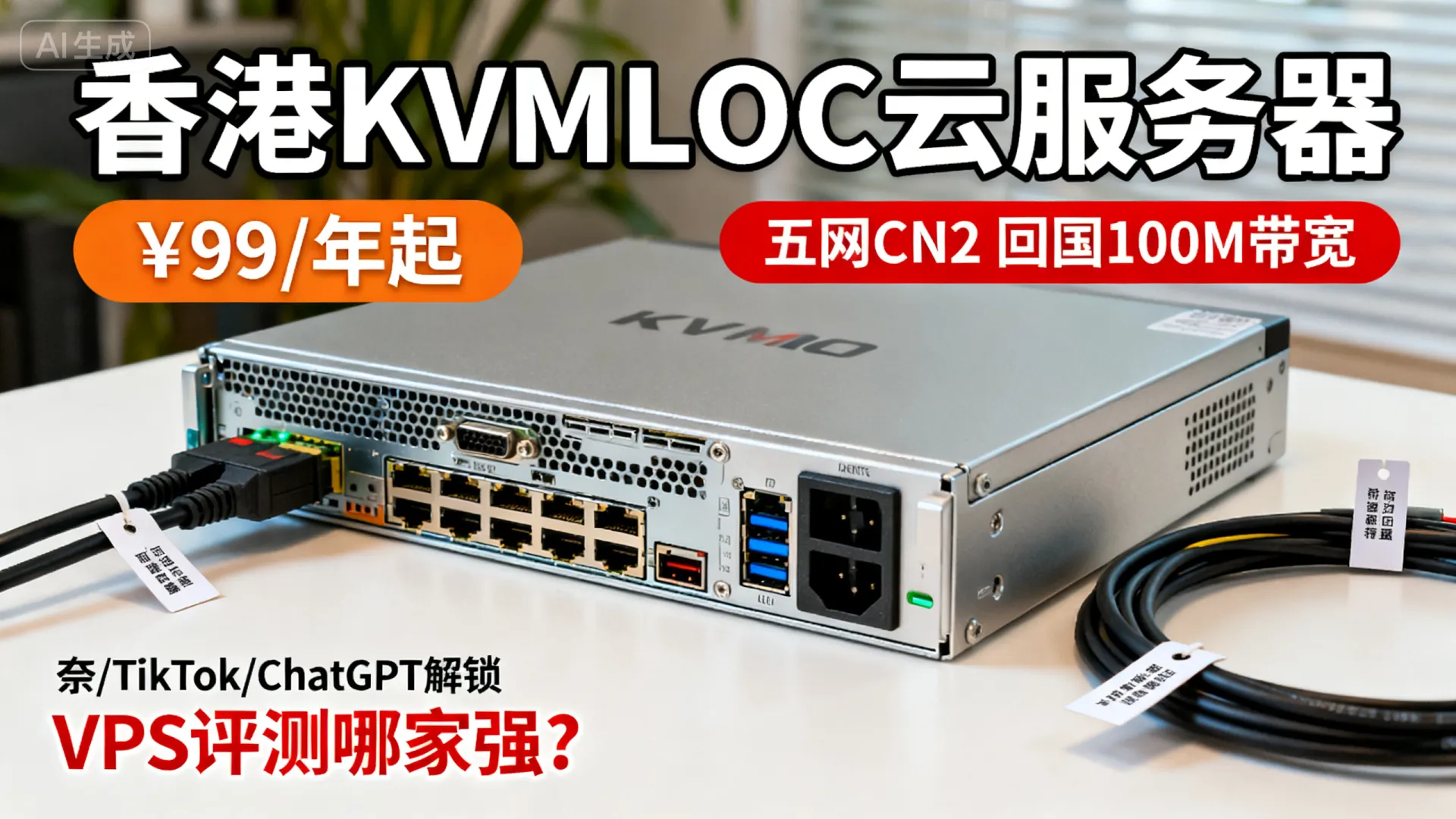 KVMLOC:香港免备案五网CN2云服务器低至¥99/年,大带宽100M精品回国¥900起,解锁奈/TikTok/ChatGPT - VPS评测 - 国外VPS,国外VPS商家,评测及优惠 KVMLOC:香港免备案五网CN2云服务器低至¥99/年,大带宽100M精品回国¥900起,解锁奈/TikTok/ChatGPT - VPS评测 - 国外VPS,国外VPS商家,评测及优惠