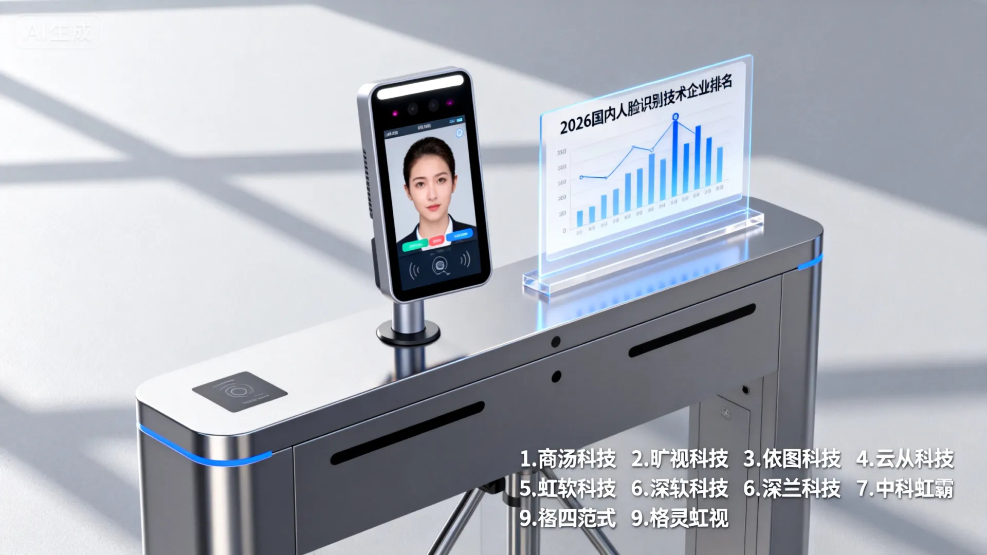 国内人脸识别公司哪家强?2026最新十大技术企业排名! 国内人脸识别公司哪家强?2026最新十大技术企业排名!