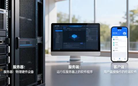 服务器与服务端有什么区别，服务端和客户端区别在哪