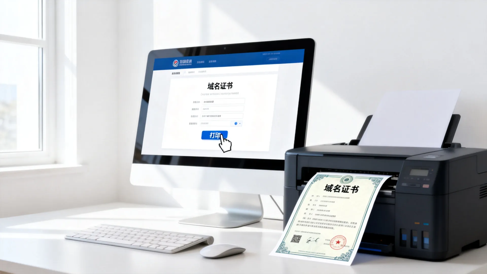 国内域名证书打印 国内域名证书打印
