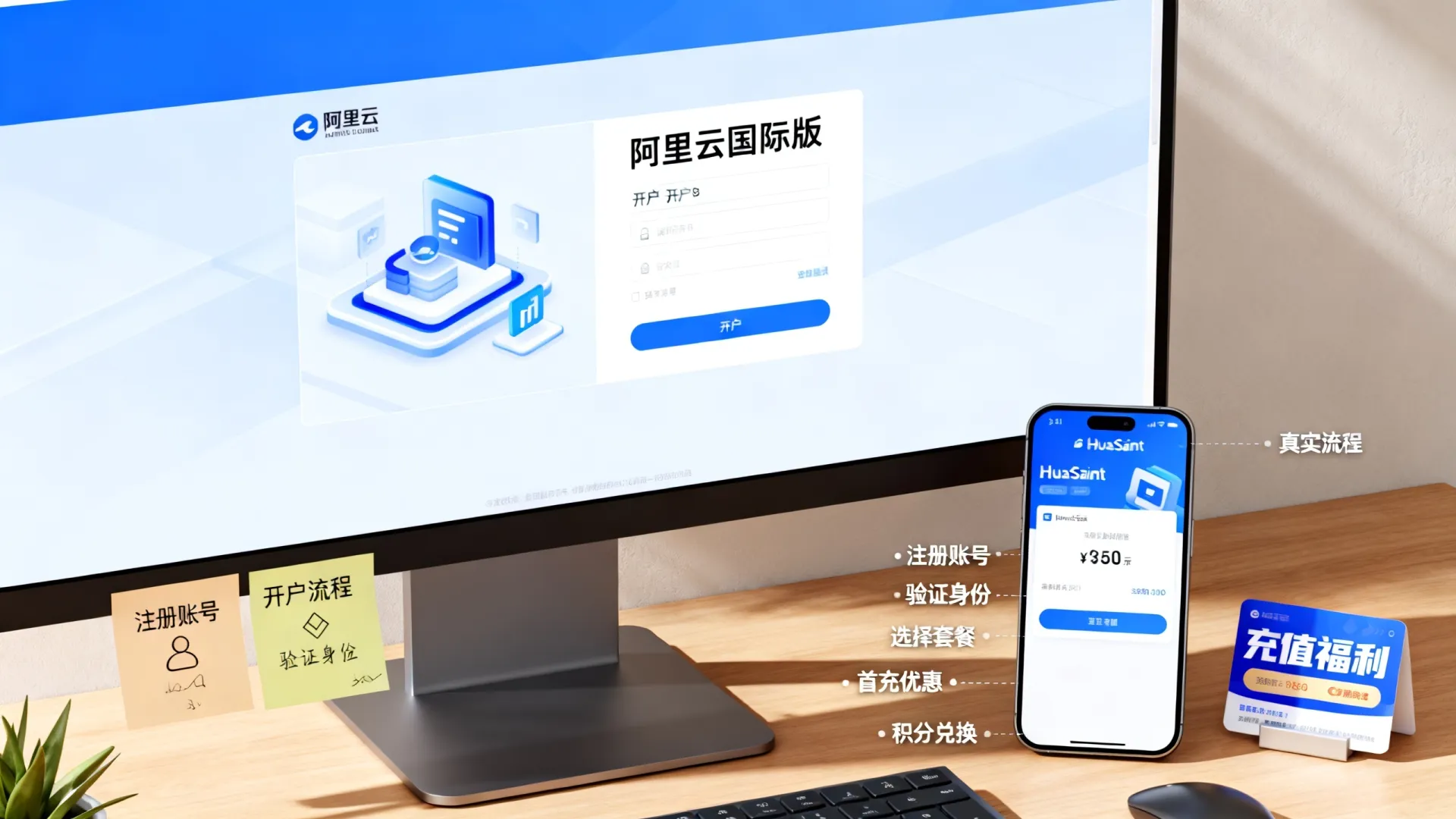 2026阿里云国际版 开户全攻略:通过分销商HuaSaint轻松上云,享专属充值福利 - 三网优化 通过分销商HuaSaint轻松上云