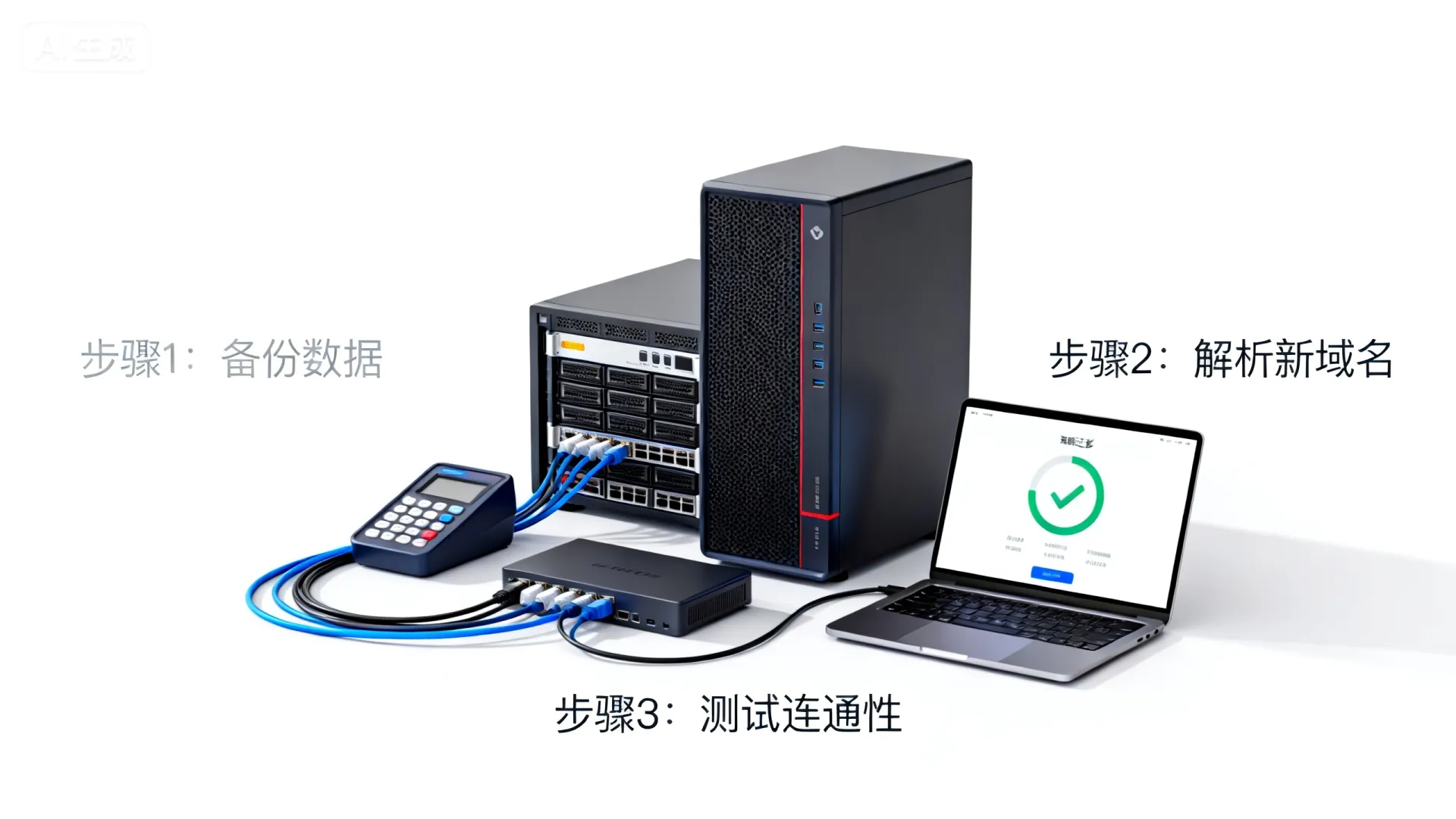 服务器在哪里换域名