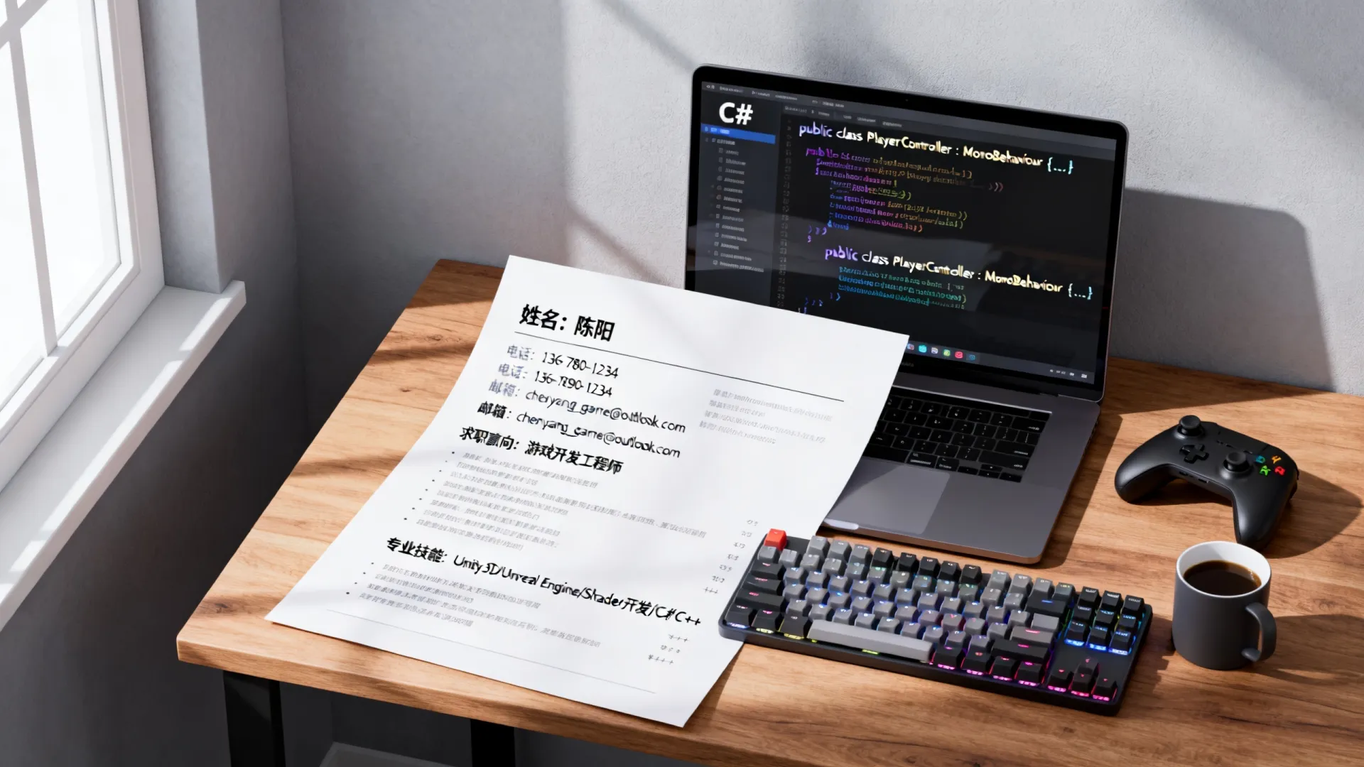 游戏开发 简历 游戏开发 简历