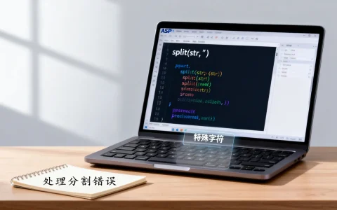 asp中使用split方法时，如何处理特殊字符分割导致的错误结果？