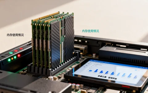 服务器内存使用情况在哪一具体位置查看？
