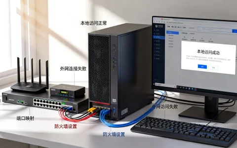 服务器本机可以访问网站，为什么外网访问不了？