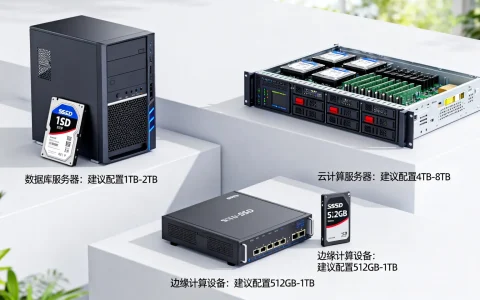 服务器固态SSD硬盘存储大小，对于不同应用场景，有何最佳配置建议？