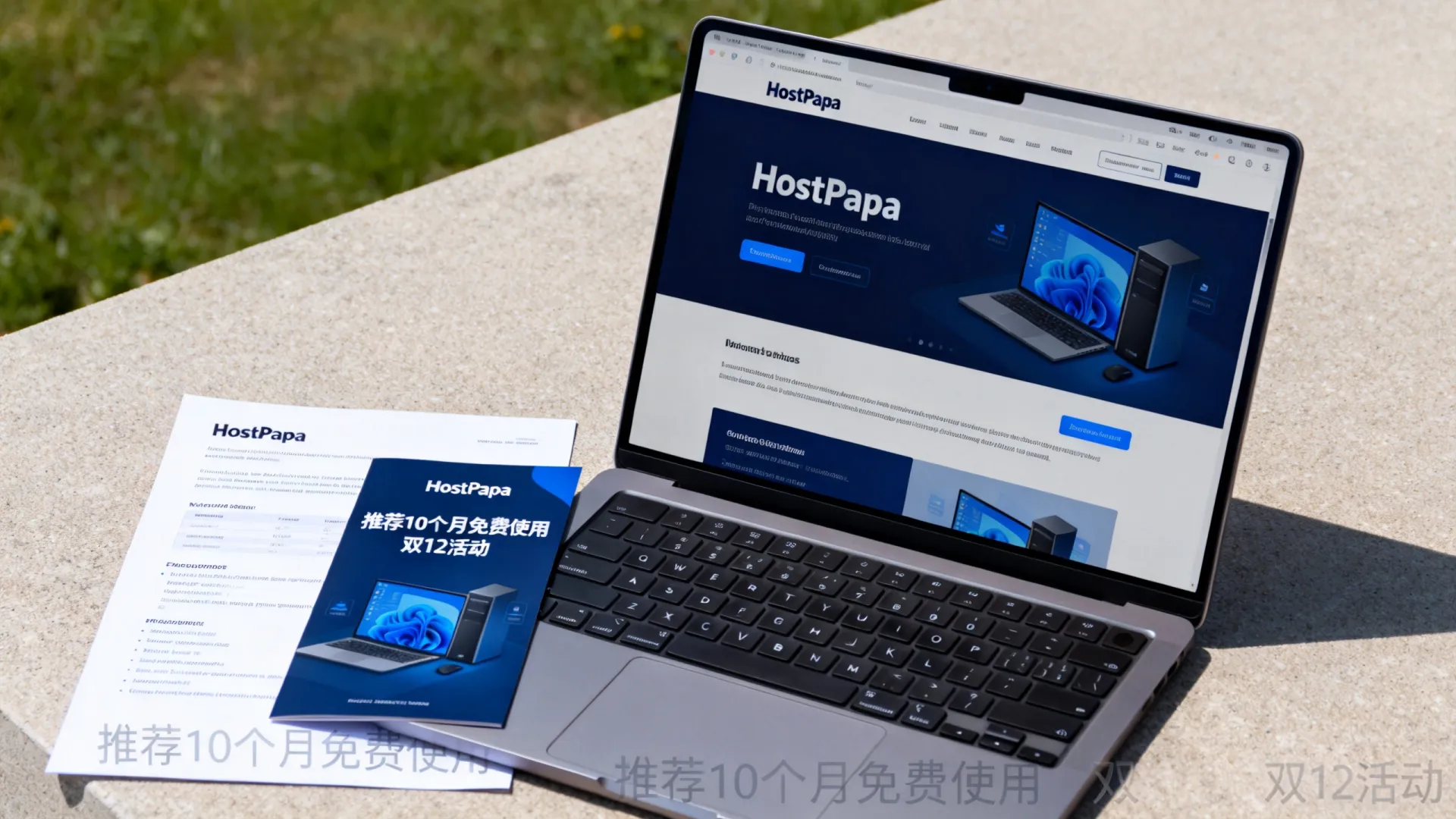 如何获得HostPapa双12推荐10个月免费使用